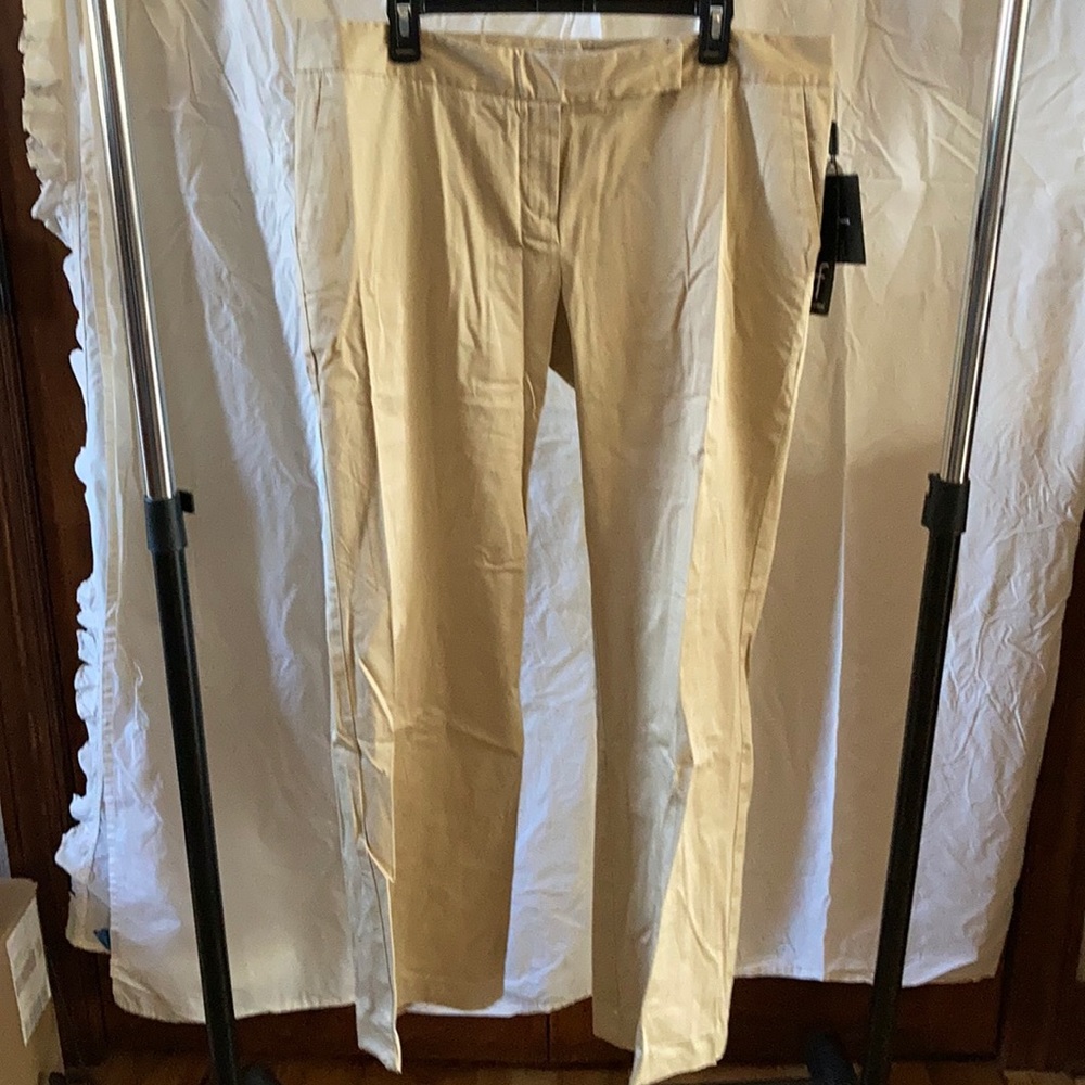 Daisy Fuentes Metro Pants Taupe Size 16X